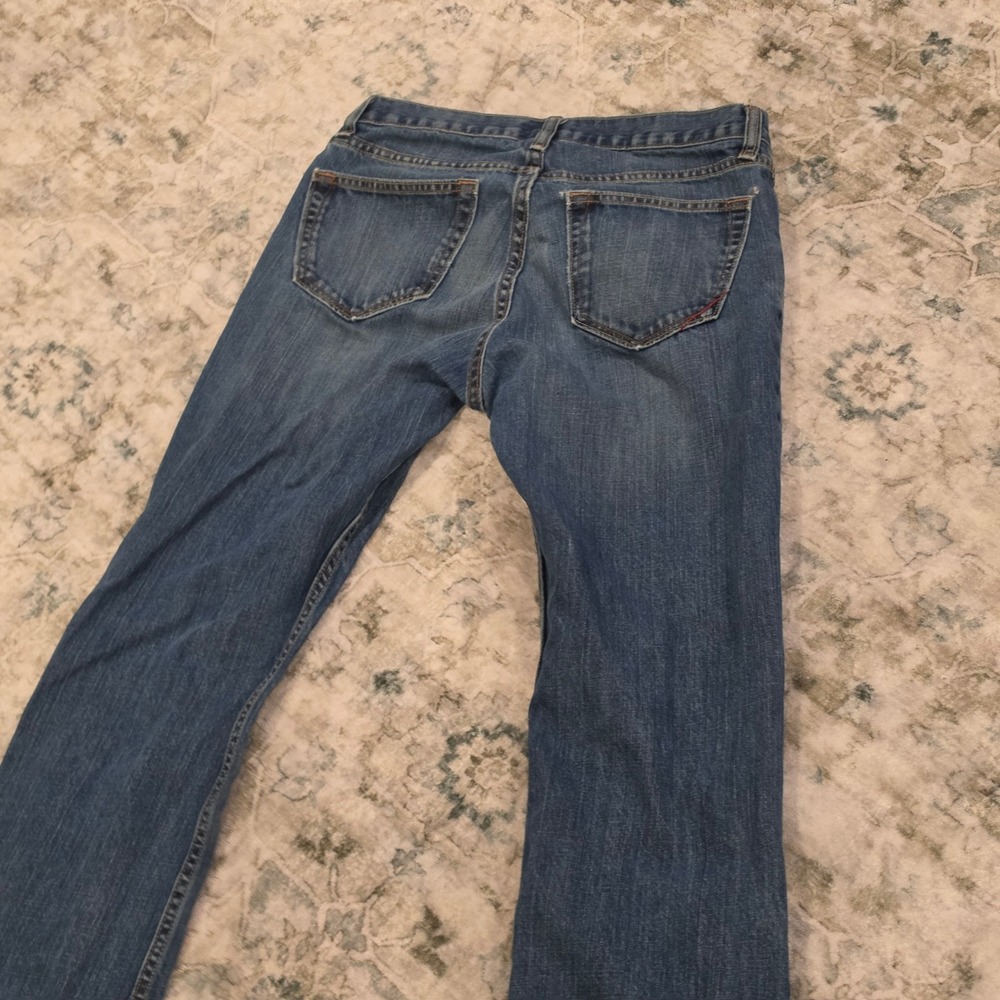 Banana Republic Mens Boot Cut Jeans Medium Wash Blue Denim 29x32